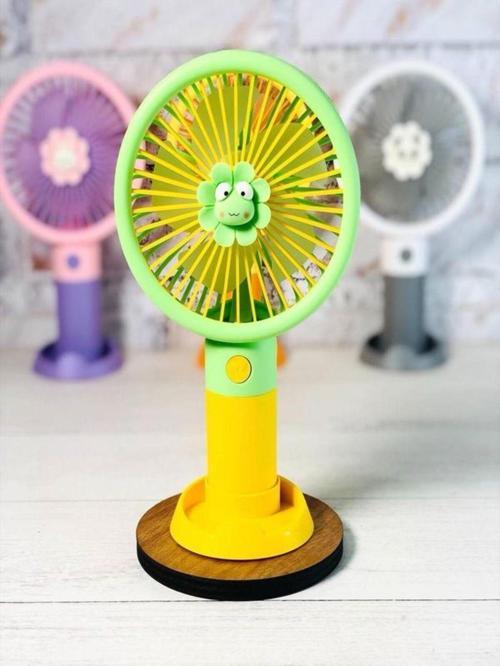 Mini Fan Masaüstü Taşınabilir Telefon Stantlı Vantilatör 2Si 1 Arada Taşınabilir Masaüstü Fan
