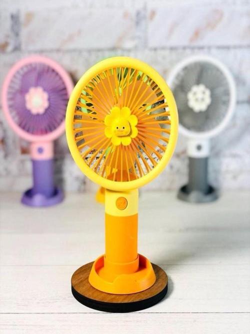 Mini Fan Masaüstü Taşınabilir Telefon Stantlı Vantilatör 2Si 1 Arada Taşınabilir Masaüstü Fan