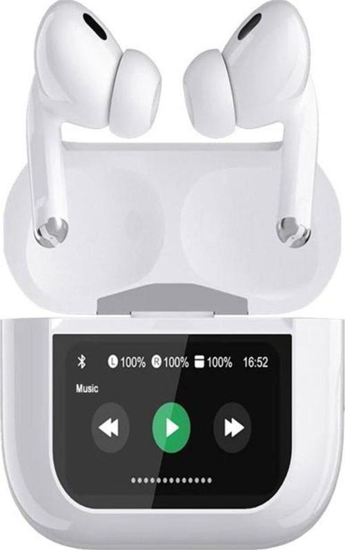 V20 Pro Earphone 2.Nesil Aplikasyonlu Anc/Enc Dokunmatik Ekranlı Bluetooth Kulaklık