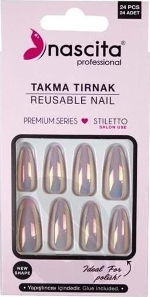  NASNAIL00198 24 LÜ TAKMA TIRNAK HOLOGRAM