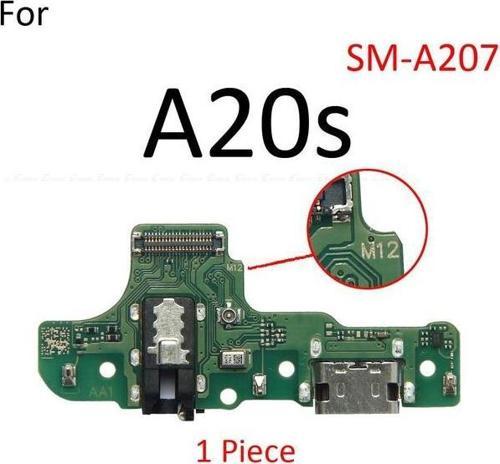 Samsung Galaxy A20S FULL ORJ Şarj Soketi Kulaklık Soketi
