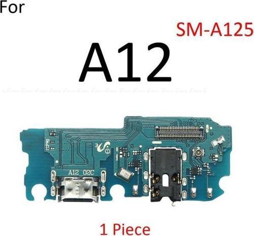 Samsung Galaxy A12 FULL ORJ Şarj Soketi Kulaklık Soketi