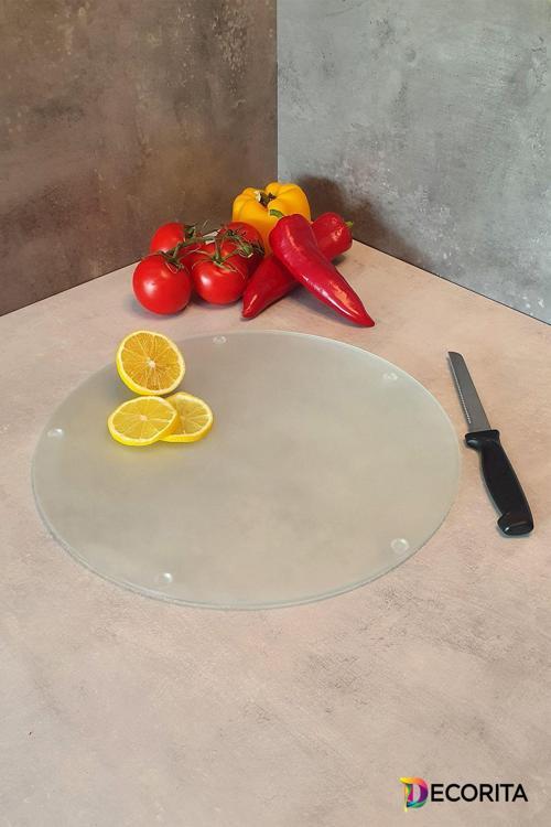 Cam Kesme Tahtası - Cam Kesme Tablası | Satina Cam | Çap32cm