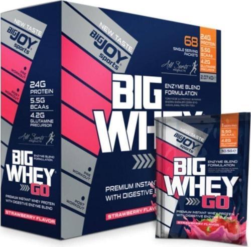Bigjoy Big Whey 2244 Gr 68 Saşe Çilekli Protein Tozu
