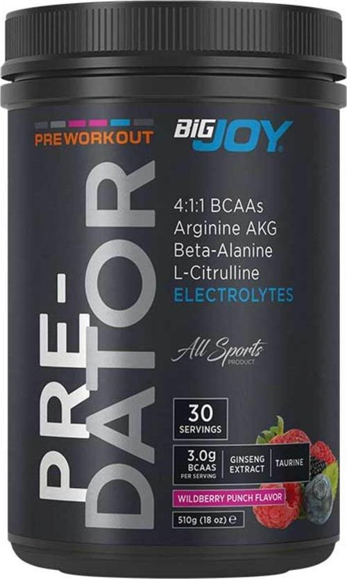 Bigjoy Pre-Workout Predator 510 Gr - Orman Meyveleri