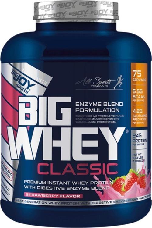 Bigwhey Whey Protein Tozu Klasik Serisi Çilekli 2288 Gr 75 Servis