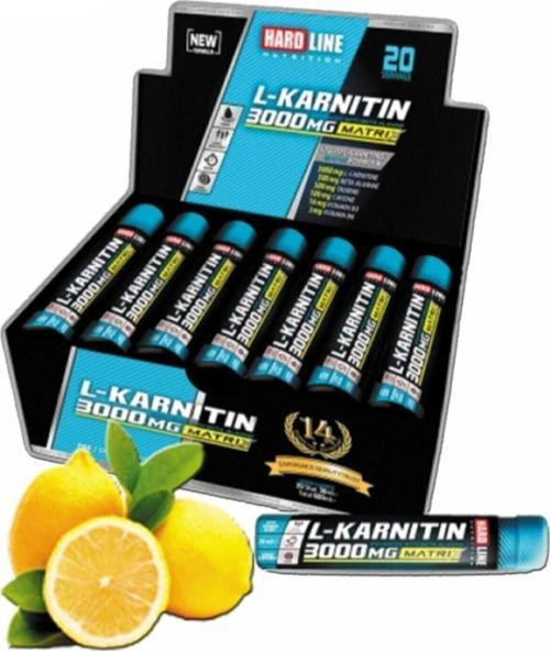 L-Karnitin Matrix 3000 Mg Limon Aromalı 20 Ampül