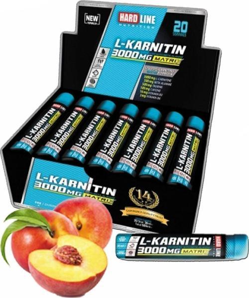 L-Karnitin Matrix 3000 Mg Şeftali Aromalı 20 Ampül