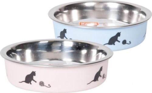 Karlıe Çelik Kedi Mama Kabı Mavi 160ml