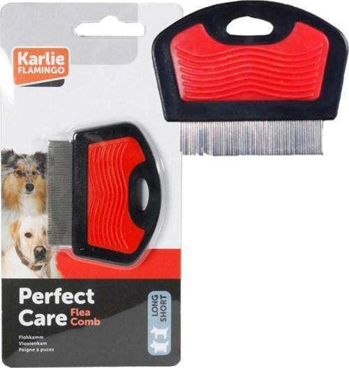 Karlıe Pire Tarağı U:6cm G:7cm Kırmızı-siyah