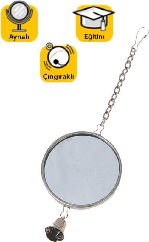 Karlıe Aynalı Kuş Oyuncağı Çap 5 Cm