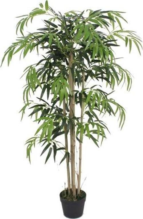Yapay Bambu Mango Ağacı 120cm Boy Büyük Gerçek Görünümlü SAKSISIZ
