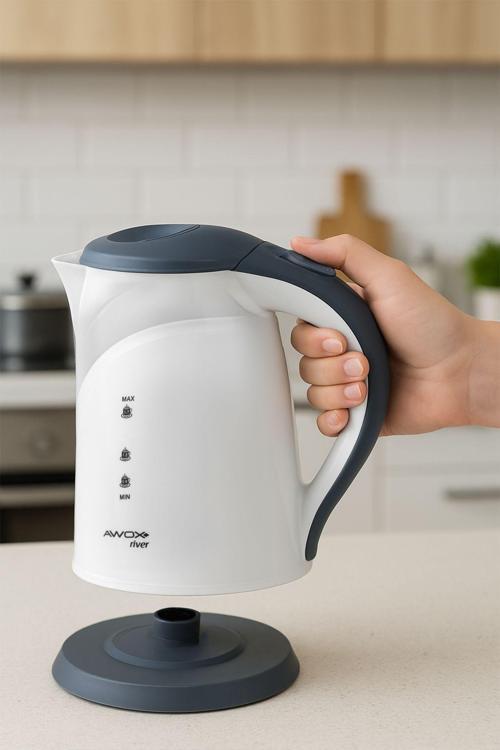 River Su Isıtıcı Kettle Gizli Rezistans 1.7 Lt Beyaz