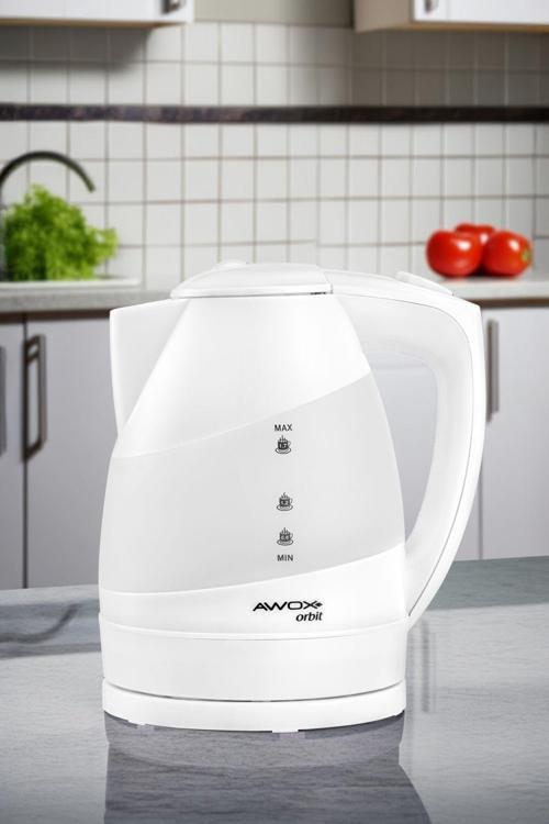 Orbit Gizli Rezistanslı Kettle Beyaz