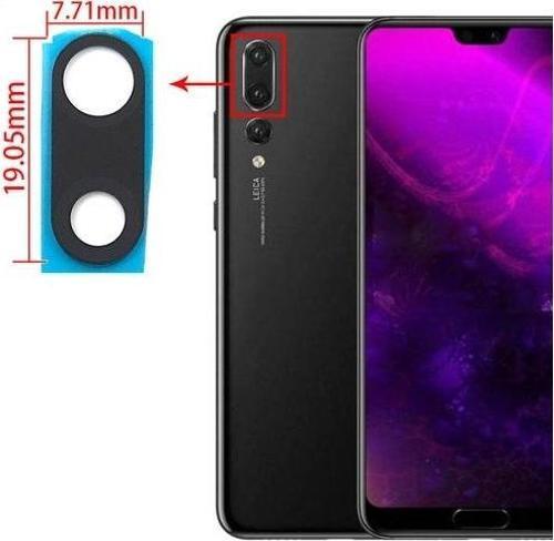 Huawei P20 PRO Arka Kamera Camı Lens Yapışkanlı