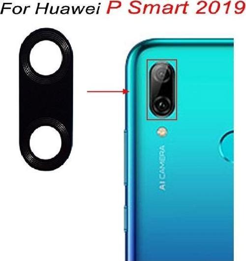 Huawei PSMART 2019  Arka Kamera Camı Lens Yapışkanlı