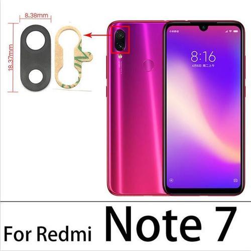 Xiaomi REDMİ NOTE 7 Arka Kamera Camı Lens Yapışkanlı