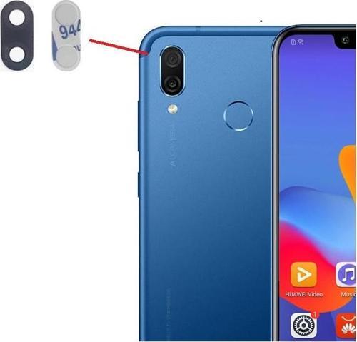 Huawei HONOR PLAY Arka Kamera Camı Lens Yapışkanlı