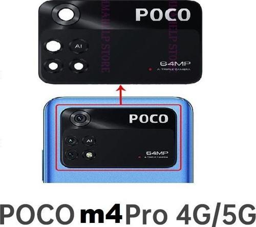 Xiaomi POCO M4 PRO  Arka Kamera Camı Lens Yapışkanlı