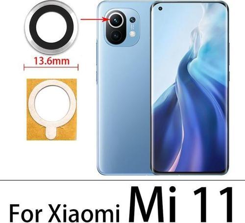 Xiaomi Mİ 11 Arka Kamera Camı Lens Yapışkanlı