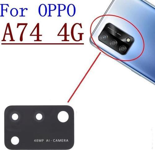 OPPO A74 Arka Kamera Camı Lens Yapışkanlı