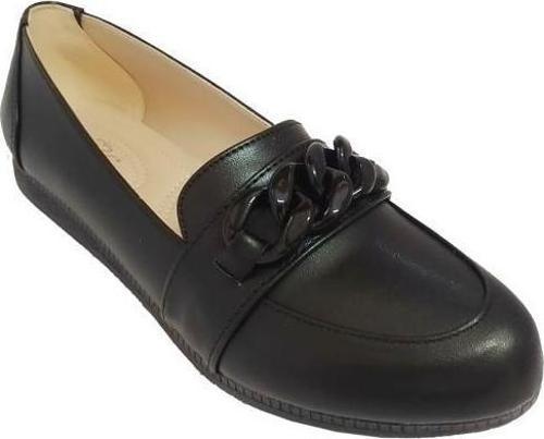 601-24 Deri Fashion Anatomik Kadın Babet