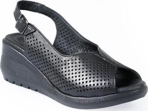 Üçel 070 Hakiki Deri Ortopedik Kadın Sandalet