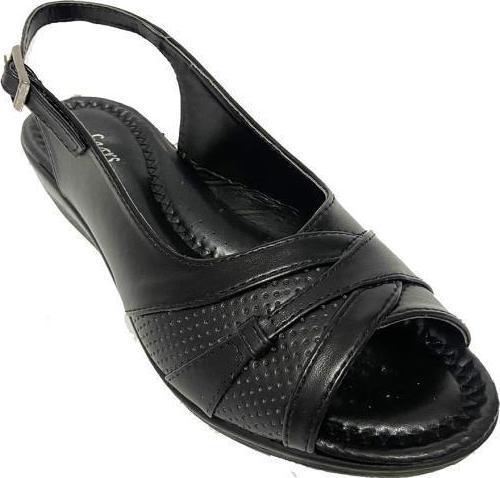 0055-24 Deri Trend Fashion Kadın Sandalet