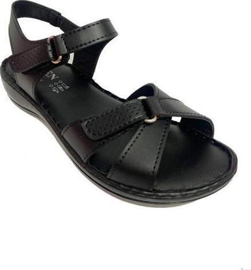 411-24 Deri Trend Fashion Kadın Sandalet