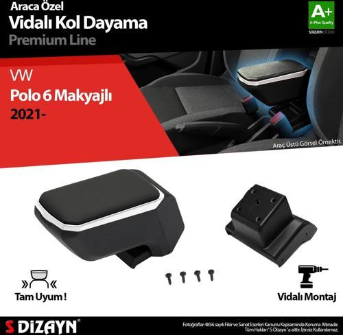 VW Polo 6 Makyajlı Kol Dayama Kolçak ABS Vidalı Gri 2021 Üzeri A+ Kalite