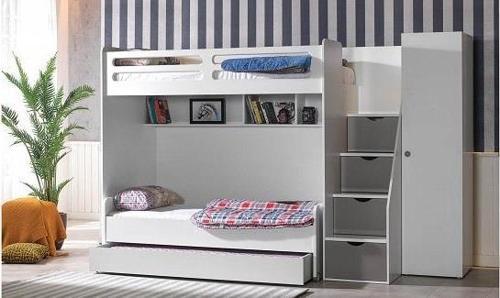 Ranza Urlu SMART 90456 Çekmeceli Merdiven Karyola Yavru Karyola Dolap ElYapm
