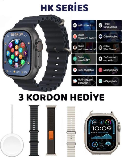 Watch Seri 10 Tüm Telefonlara Uyumlu Hd Amoled Ekran 2.05 90Hz Ekran Tüm Sosyal Medya Bildirimi