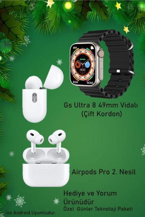 Hediyelik Watch 8 Ultra  Pro 2. Nesil Teknoloji Paketi
