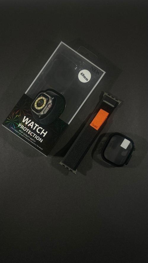 Watch 8 Ultra Uyumlu Akıllı Saat Koruyucu 49Mm Kordonlu Koruyucu (49Mm Saate Özeldir)
