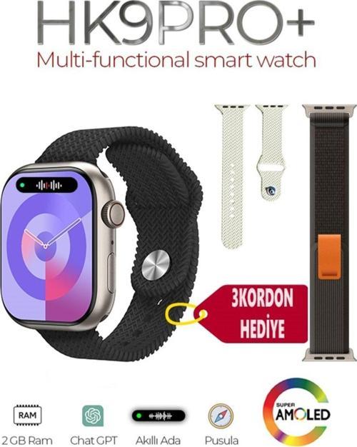 Watch 9 Hk9 Pro Plus 100 Kişi Kayıt Son Sürüm V3 Yapay Zeka Destekli