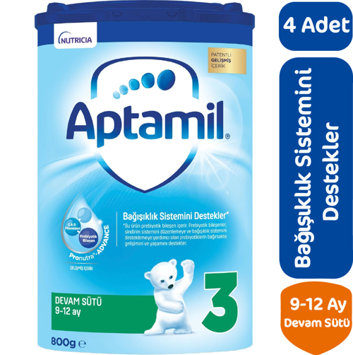 Devam Sütü 3 Numara 800 gr 4 lü Paket