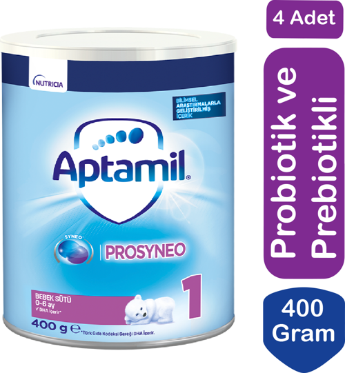 Prosyneo 1 Bebek Sütü 400 Gr 4 lü Paket