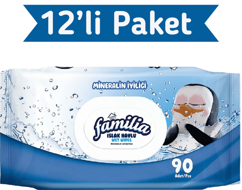 Mineralin İyiliği Islak Havlu Mendil 90x12 1080 Yaprak
