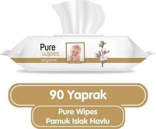 Organik Islak Havlu Mendil 90 Yaprak