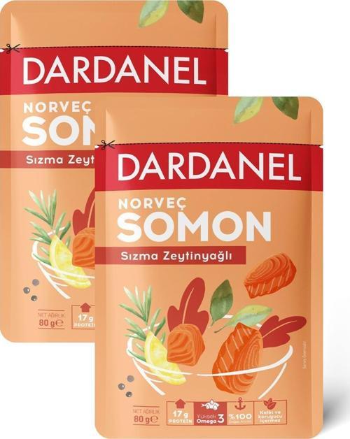 Zeytinyağlı Somon Poşet 80 gr 2 Adet