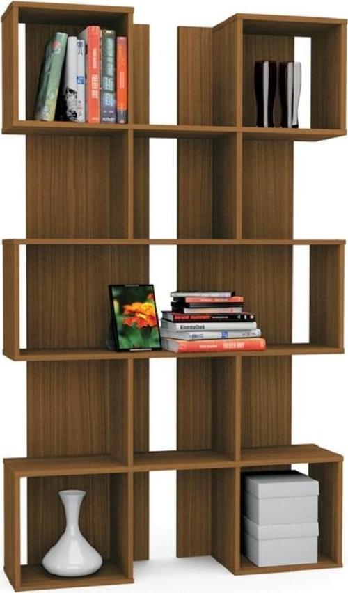 Kule Mdf Ceviz Kitaplık