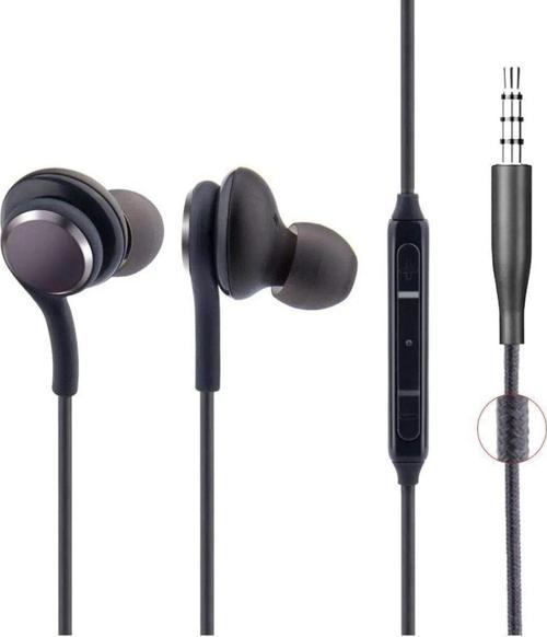 Örgülü Tüm Telefonlarla Uyumlu Jack Kablolu Kulaklık