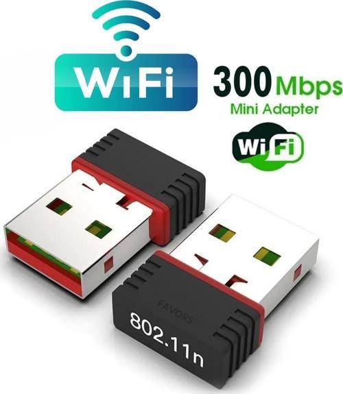 Usb Wifi Adaptörü Kablosuz Wifi İnternet Alıcı Ağ Kartı Masaüstü Bilgisayar Pc 300 Mbps 802.11N