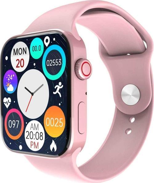 Watch 7 Pro Max Smartwatch Yeni Kasa Çift Tuş Aktif Konuşma Özellikli Türkçe Pembe Akıllı Saat