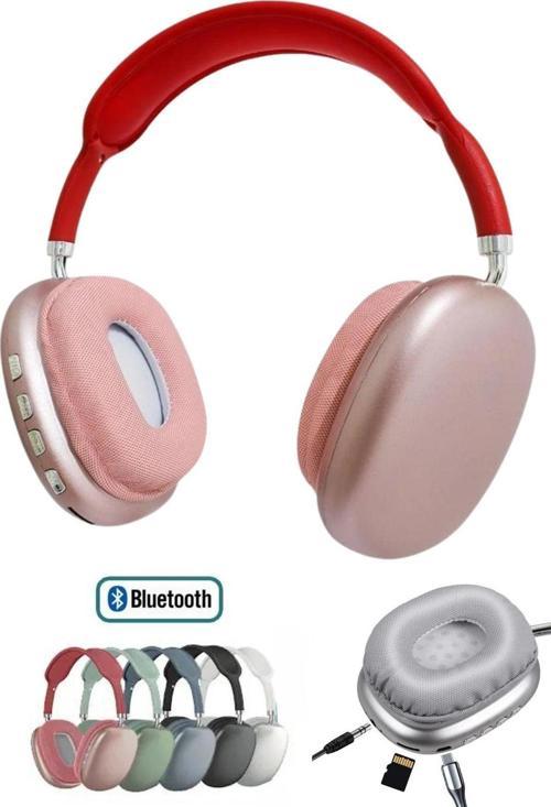 Katlanabilir Kulaküstü Kablosuz Bluetooth Kulaklık Bt5.0 Sd Kart / Aux Girişi Özellikli P9