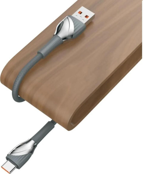 LDNIO LS662C 2 METRE TYPE-C ŞARJ & DATA KABLOSU GRİ