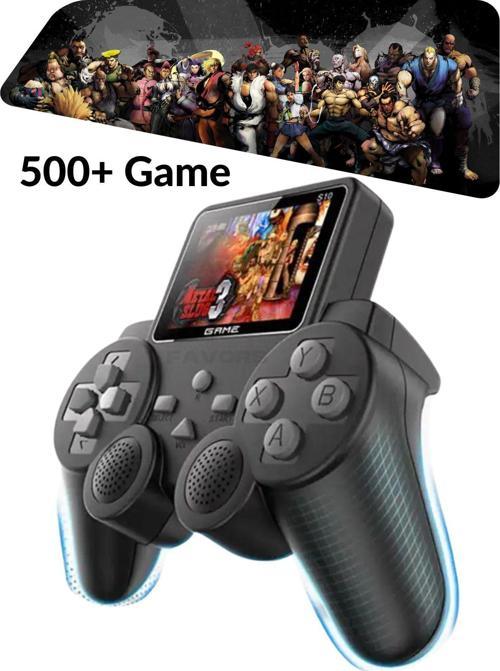 Atari Oyun Konsolu 500 Adet Nostalji Retro Oyun Taşınabilir Tek Konsol Gameboy Contra/Mario/Tank