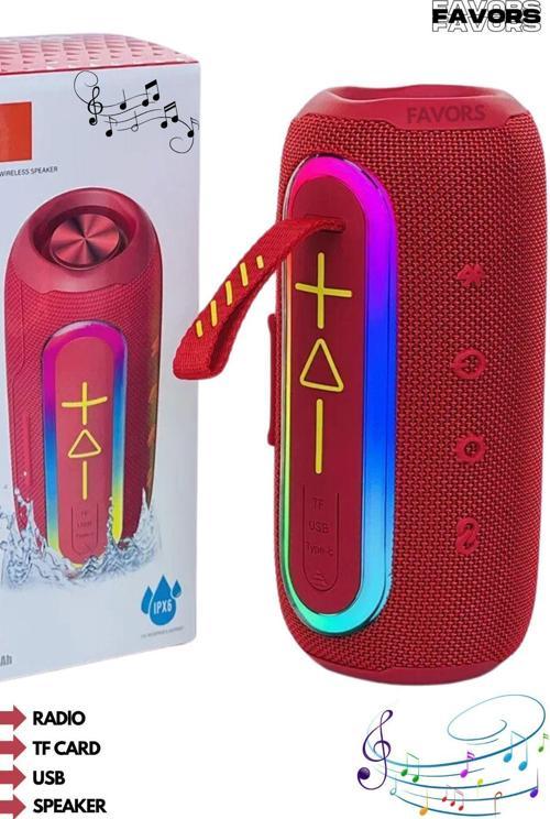 Box Flip Ses Bombası Bluetooth Speaker Sd Kart Usb Girişli Fm Radio