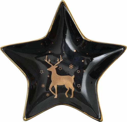 New Year Star Dekoratif Tabak 15 cm