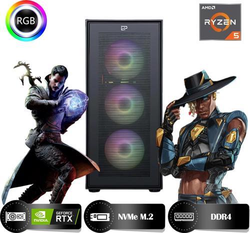 Peak HRA163060PK Ryzen 5 5600 16GB Ram 500GB Nvme M.2 SSD RTX3060 12GB Masaüstü Oyuncu Bilgisayarı